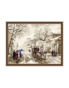 Набор для вышивания Старая улочка / 1400 Риолис