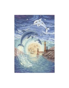 Набор для вышивания Лунная бухта / НВ-673М М.п.студия