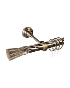 Карниз для штор АС ФОРОС Grace D25К + наконечники Буэнос Ас форос