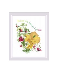 Набор для вышивания Лисички, Гладь / РТ-0085 Риолис