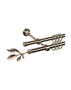 Карниз для штор АС ФОРОС Grace D16Г/16Г + наконечники Баваро Ас форос