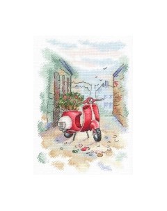 Набор для вышивания Итальянский дворик / А-010М М.п.студия