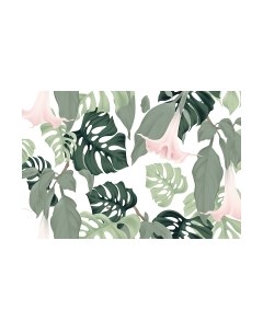 Фотообои листовые Vimala Тропическая монстера