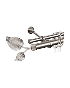 Карниз для штор АС ФОРОС Grace D25Г/16Г + наконечники Лист большой Ас форос