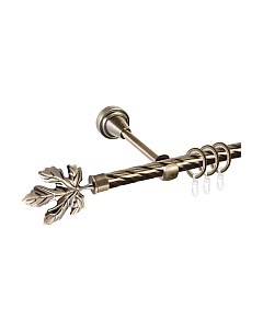 Карниз для штор АС ФОРОС Grace D16К + наконечники Клен Ас форос