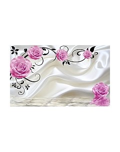 Фотообои листовые Citydecor Цветочный декор 5 3D