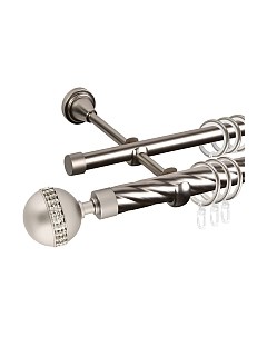 Карниз для штор АС ФОРОС Grace D25К/16Г + наконечники Авея Ас форос