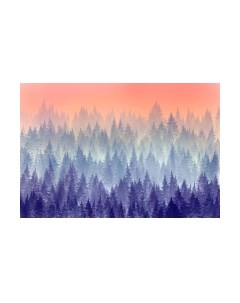 Фотообои листовые Vimala Красочный лес