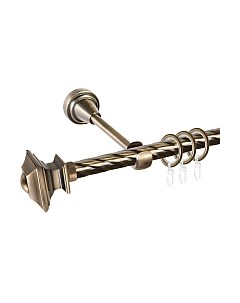 Карниз для штор АС ФОРОС Grace D16K составной + наконечники Верди Ас форос