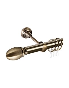 Карниз для штор АС ФОРОС Grace D25Г + наконечники Белуно Ас форос