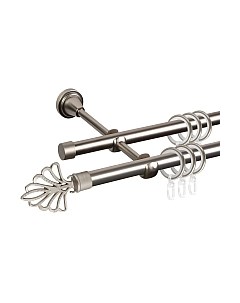 Карниз для штор АС ФОРОС Grace D16Г/16Г + наконечники Веер Ас форос