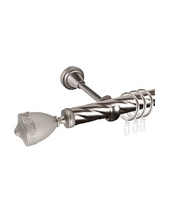 Карниз для штор АС ФОРОС Grace D25К + наконечники Версус Ас форос