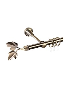 Карниз для штор АС ФОРОС Grace D16Г + наконечники Лист ветка Ас форос