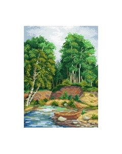 Набор для вышивания У берега реки / М-132М М.п.студия