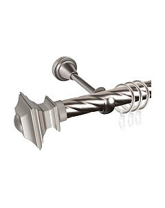 Карниз для штор АС ФОРОС Grace D25К составной + наконечники Верди Ас форос