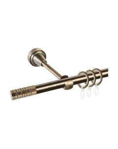 Карниз для штор АС ФОРОС Grace D16Г составной + наконечники Крис Ас форос