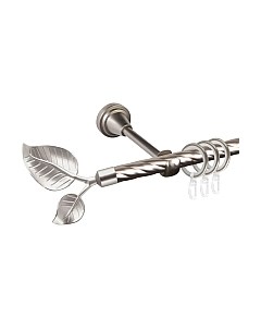 Карниз для штор АС ФОРОС Grace D16K + наконечники Лист большой Ас форос