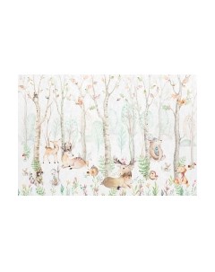 Фотообои листовые Vimala Лесные звери