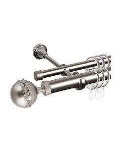 Карниз для штор АС ФОРОС Grace D25Г/16Г + наконечники Таврика Ас форос