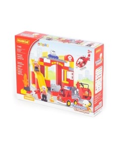 Конструктор Полесье Макси.Пожарная станция / 77509