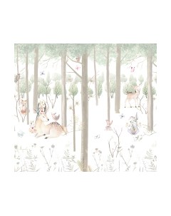 Фотообои листовые Vimala Звери в лесу