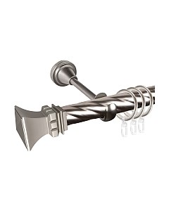 Карниз для штор АС ФОРОС Grace D25К + наконечники Эмпория Ас форос