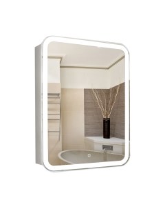 Шкаф с зеркалом для ванной Silver Mirrors Фиджи 60 / LED-00002364 Silver mirrors