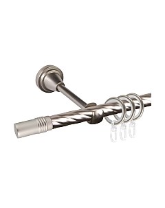 Карниз для штор АС ФОРОС Grace D16K составной + наконечники Цилиндр Ас форос