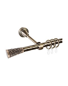 Карниз для штор АС ФОРОС Grace D16К + наконечники Севилья Ас форос