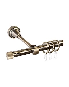 Карниз для штор АС ФОРОС Grace D16К + заглушка Плоская Ас форос