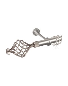 Карниз для штор АС ФОРОС Grace D25Г составной + наконечники Ажур 245 Ас форос