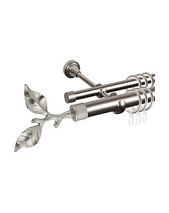 Карниз для штор АС ФОРОС Grace D25Г/16Г + наконечники Лист розы Ас форос