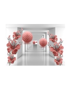 Фотообои листовые Citydecor Цветочная абстракция 12