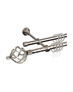 Карниз для штор АС ФОРОС Grace D16K/16Г + наконечники Булава Ас форос