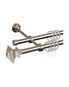 Карниз для штор АС ФОРОС Grace D16Г/16Г составной + наконечники Верди Ас форос