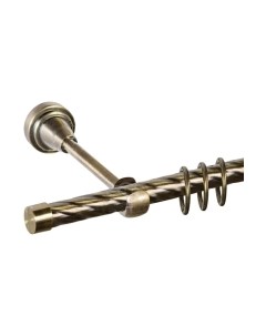 Карниз для штор АС ФОРОС Grace D16К Составной + заглушка Плоская Ас форос