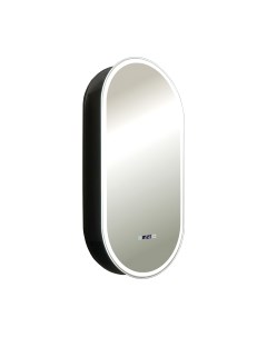 Шкаф с зеркалом для ванной Silver Mirrors Soho-Black 500x1000 / LED-00002612 Silver mirrors