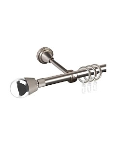 Карниз для штор Grace D16Г + наконечники Жемчужина хром Ас форос