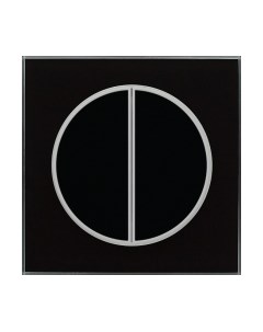 Выключатель DeLUMO Takto 9005 двухканальный клавишный Delumo