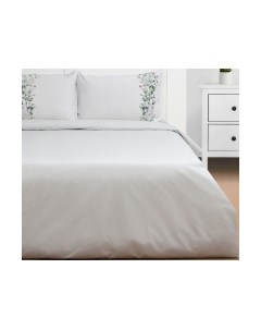 Комплект постельного белья Этель Flower Strip вид 2 Евро / 9947025