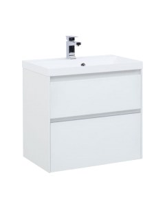 Тумба с умывальником Aquanet Гласс 60 / 242522