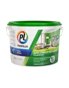 Краска Profilux ВД PL-04А акриловая для стен и потолков