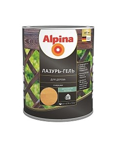 Защитно-декоративный состав Alpina Лазурь-гель