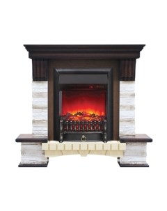 Каминокомплект Смолком Stone Montebello + Fobos-s Lux BL LT