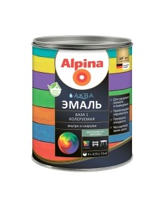 Эмаль Alpina Аква колеруемая. База 1