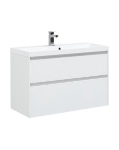 Тумба под умывальник Aquanet Гласс 90 / 196960