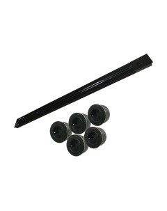 Трековая розетка Track socket Шинопровод 100см + 5 Евро розетки