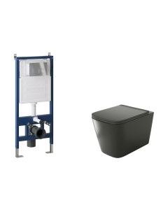 Унитаз подвесной с инсталляцией GR-4441BMS+900.K31.01.000+700.K31.02.100.100 Grossman