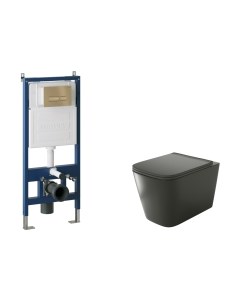 Унитаз подвесной с инсталляцией GR-4441BMS+900.K31.01.000+700.K31.03.310.310 Grossman