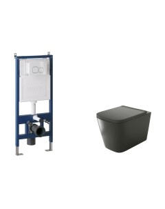 Унитаз подвесной с инсталляцией GR-4441BMS+900.K31.01.000+700.K31.02.000.000 Grossman